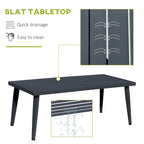 Ensemble de mobilier de jardin 4 pièces Outsunny, ensemble de conversation en aluminium, ensemble de canapés de jardin extérieur