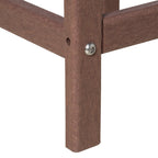 Table d'appoint de patio Outsunny, table d'appoint carrée d'extérieur, table à thé en plastique HDPE pour chaise Adirondack, cour arrière ou pelouse