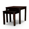 DTY Outdoor Living Lot de 2 tables gigognes Eucalyptus Longs Peak, Huile naturelle