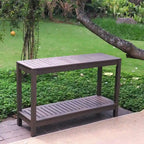 Cambridge Casual Lincoln - Table console d'extérieur gris foncé