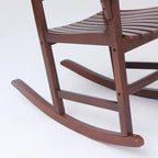 Chaise à bascule d'extérieur Austin Cambridge Casual - Marron