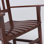 Chaise à bascule d'extérieur Austin Cambridge Casual - Marron