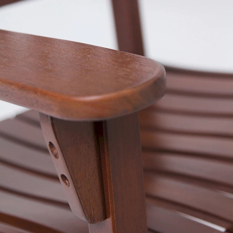 Chaise à bascule d'extérieur Austin Cambridge Casual - Marron