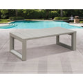 Diglur Patio Cocktail Table, Gray