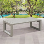 Table basse de cocktail Diglur Patio, grise