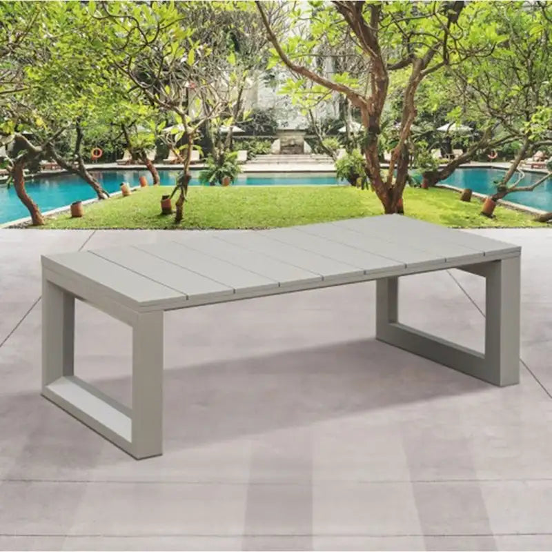 Table basse de cocktail Diglur Patio, grise