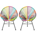 Chaise Acapulco. Lot de 2 - H87,6 x L72,4 x P83,2