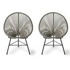 Chaise Acapulco. Lot de 2 - H87,6 x L72,4 x P83,2