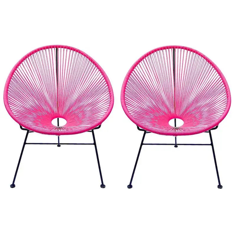 Chaise Acapulco. Lot de 2 - H87,6 x L72,4 x P83,2
