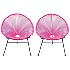 Chaise Acapulco. Lot de 2 - H87,6 x L72,4 x P83,2