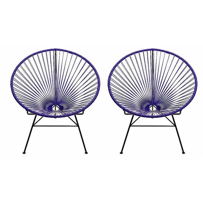 Chaise Acapulco. Lot de 2 - H87,6 x L72,4 x P83,2