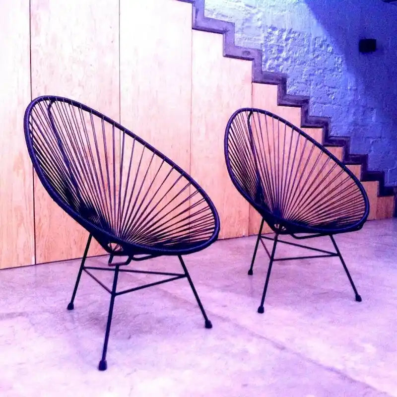 Chaise Acapulco. Lot de 2 - H87,6 x L72,4 x P83,2