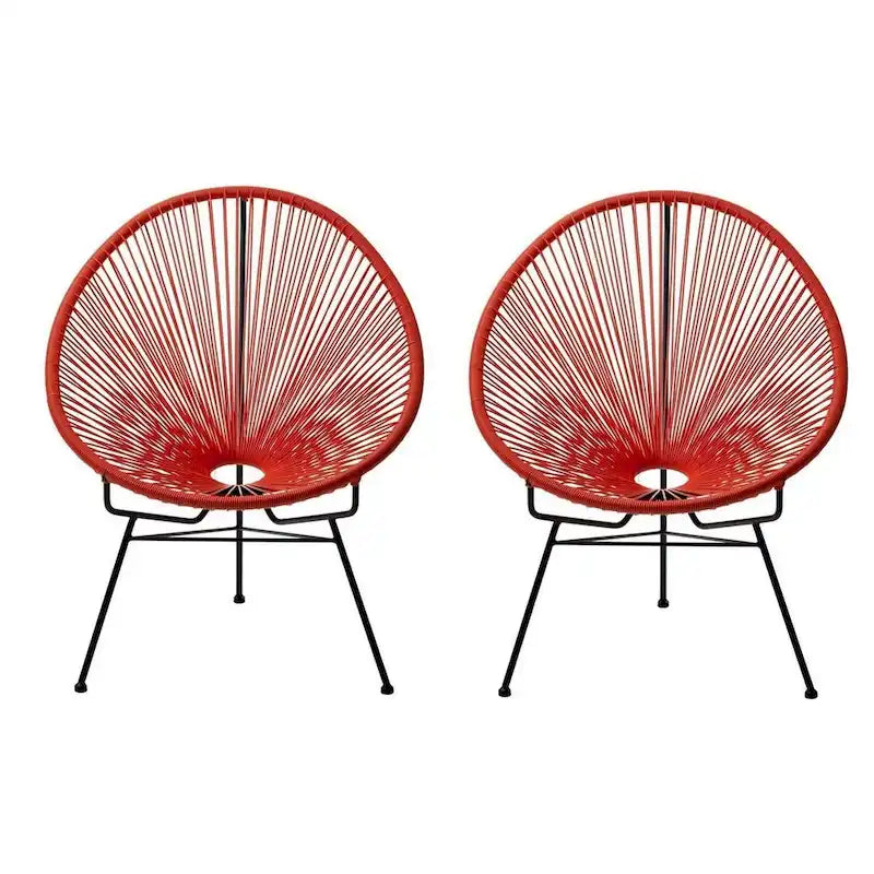 Chaise Acapulco. Lot de 2 - H87,6 x L72,4 x P83,2