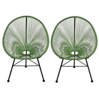 Chaise Acapulco. Lot de 2 - H87,6 x L72,4 x P83,2