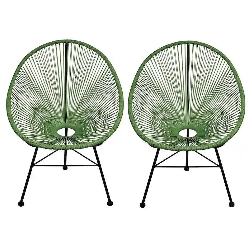 Chaise Acapulco. Lot de 2 - H87,6 x L72,4 x P83,2