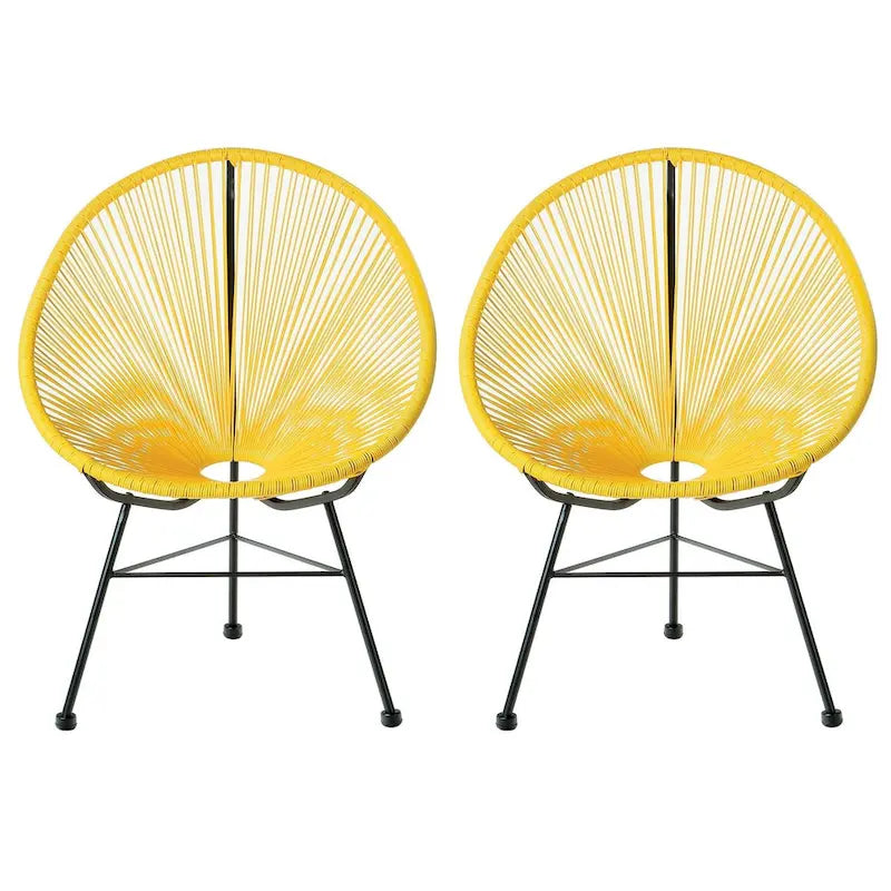 Chaise Acapulco. Lot de 2 - H87,6 x L72,4 x P83,2