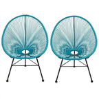 Chaise Acapulco. Lot de 2 - H87,6 x L72,4 x P83,2