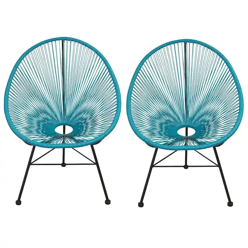 Chaise Acapulco. Lot de 2 - H87,6 x L72,4 x P83,2