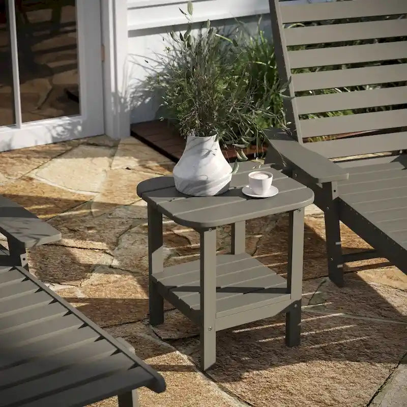 Table d'appoint de patio Adirondack tout temps