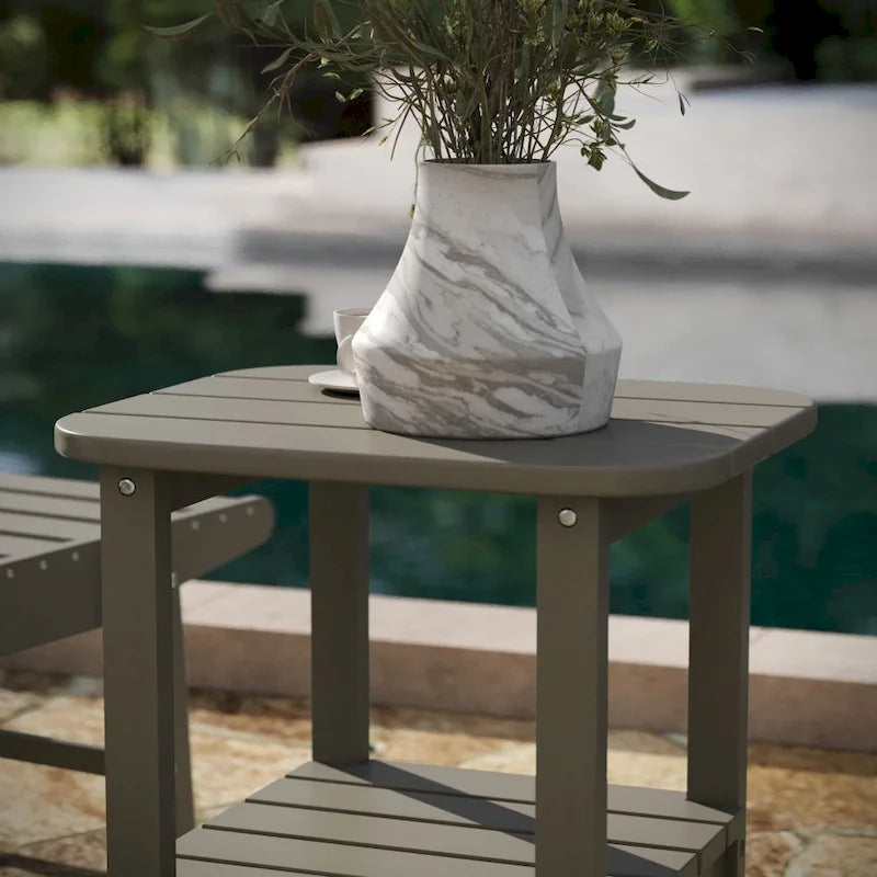 Table d'appoint de patio Adirondack tout temps