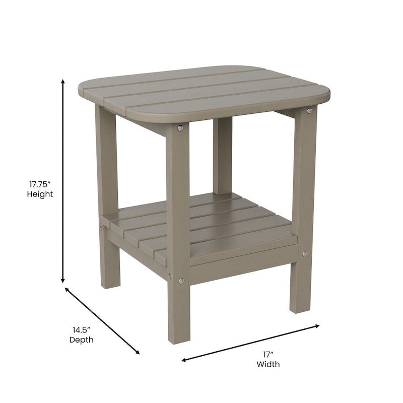 Table d'appoint de patio Adirondack tout temps