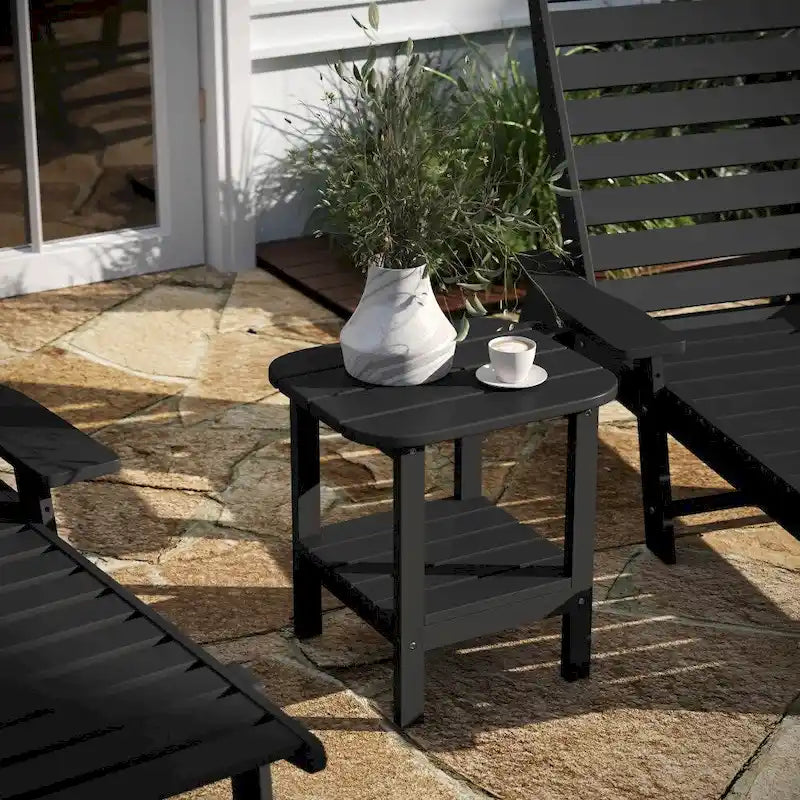 Table d'appoint de patio Adirondack tout temps