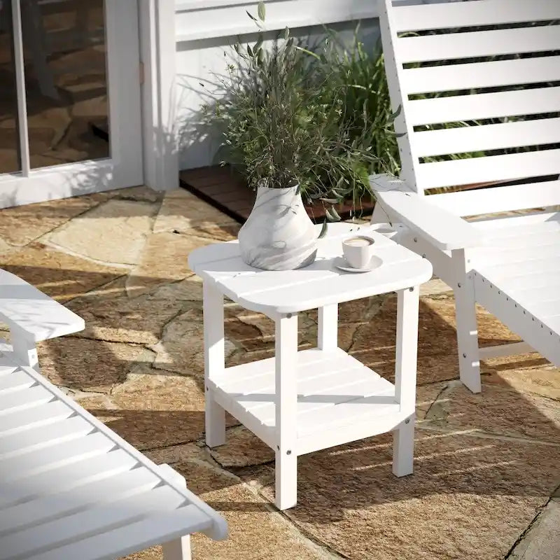 Table d'appoint de patio Adirondack tout temps