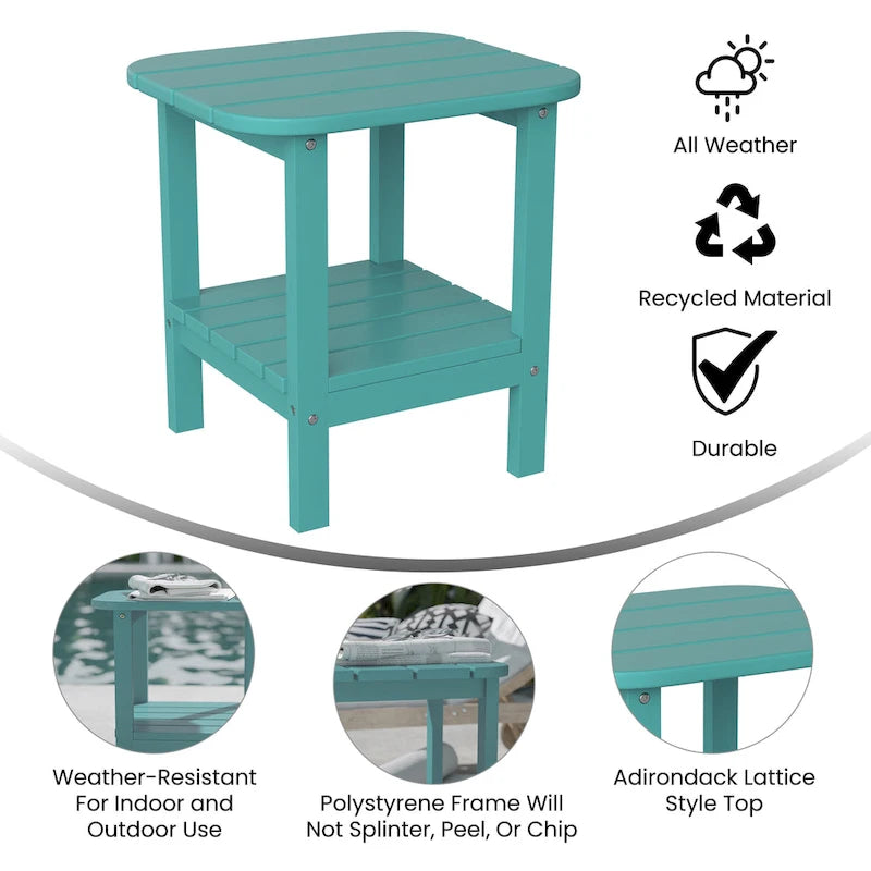 Table d'appoint de patio Adirondack tout temps