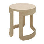 Table basse Corvus Manati ronde 20 pouces en bois d'acacia