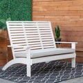 Banc d'extérieur Koester blanc