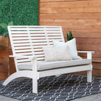 Banc d'extérieur Koester blanc