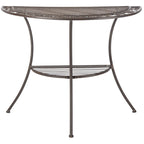 SAFAVIEH Outdoor Jaquelin Table d'appoint victorienne à 2 niveaux en fer – 39 L x 21 P x 32 H – 39Lx21Px32H