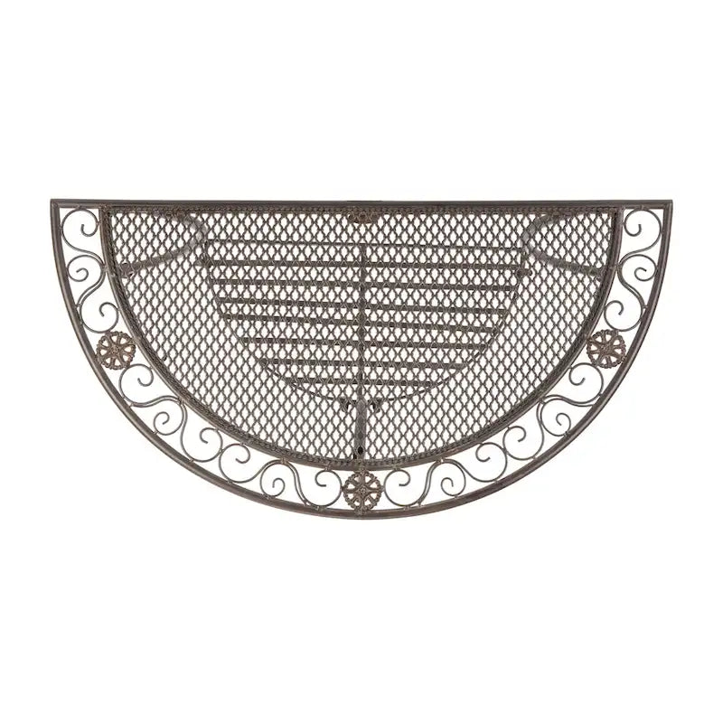 SAFAVIEH Outdoor Jaquelin Table d'appoint victorienne à 2 niveaux en fer – 39 L x 21 P x 32 H – 39Lx21Px32H