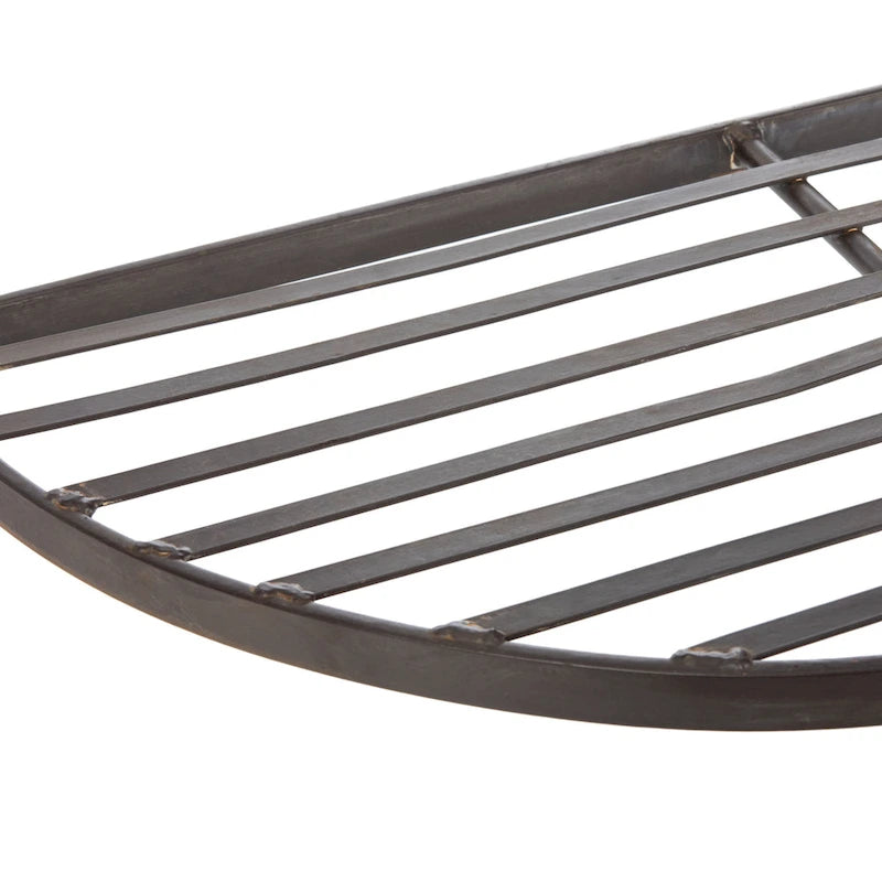 SAFAVIEH Outdoor Jaquelin Table d'appoint victorienne à 2 niveaux en fer – 39 L x 21 P x 32 H – 39Lx21Px32H