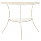 SAFAVIEH Outdoor Jaquelin Table d'appoint victorienne à 2 niveaux en fer – 39 L x 21 P x 32 H – 39Lx21Px32H