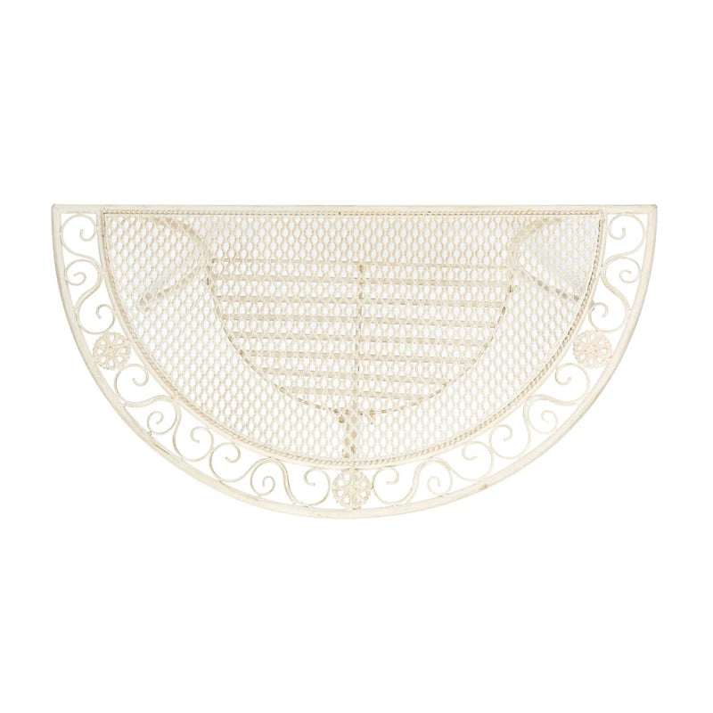SAFAVIEH Outdoor Jaquelin Table d'appoint victorienne à 2 niveaux en fer – 39 L x 21 P x 32 H – 39Lx21Px32H
