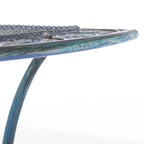 SAFAVIEH Outdoor Jaquelin Table d'appoint victorienne à 2 niveaux en fer – 39 L x 21 P x 32 H – 39Lx21Px32H