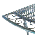SAFAVIEH Outdoor Jaquelin Table d'appoint victorienne à 2 niveaux en fer – 39 L x 21 P x 32 H – 39Lx21Px32H