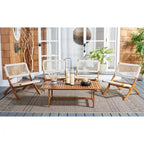 SAFAVIEH Ensemble café Almine 5 pièces en bois d'acacia – 24Px45Lx28H