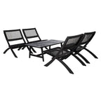 SAFAVIEH Ensemble café Almine 5 pièces en bois d'acacia – 24Px45Lx28H