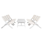 SAFAVIEH Ensemble café Almine 5 pièces en bois d'acacia – 24Px45Lx28H