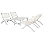 SAFAVIEH Ensemble café Almine 5 pièces en bois d'acacia – 24Px45Lx28H