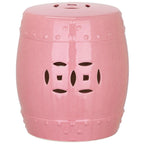 SAFAVIEH Kids Machelle Mini Ming Rose Petit Tabouret de Jardin Décoratif en Céramique