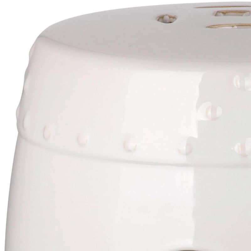 SAFAVIEH Kids Machelle Mini Ming Rose Petit Tabouret de Jardin Décoratif en Céramique