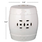 SAFAVIEH Kids Machelle Mini Ming Rose Petit Tabouret de Jardin Décoratif en Céramique