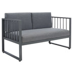 SAFAVIEH Ensemble de salon d'extérieur 4 pièces Severa - 49L x 28P x 25H