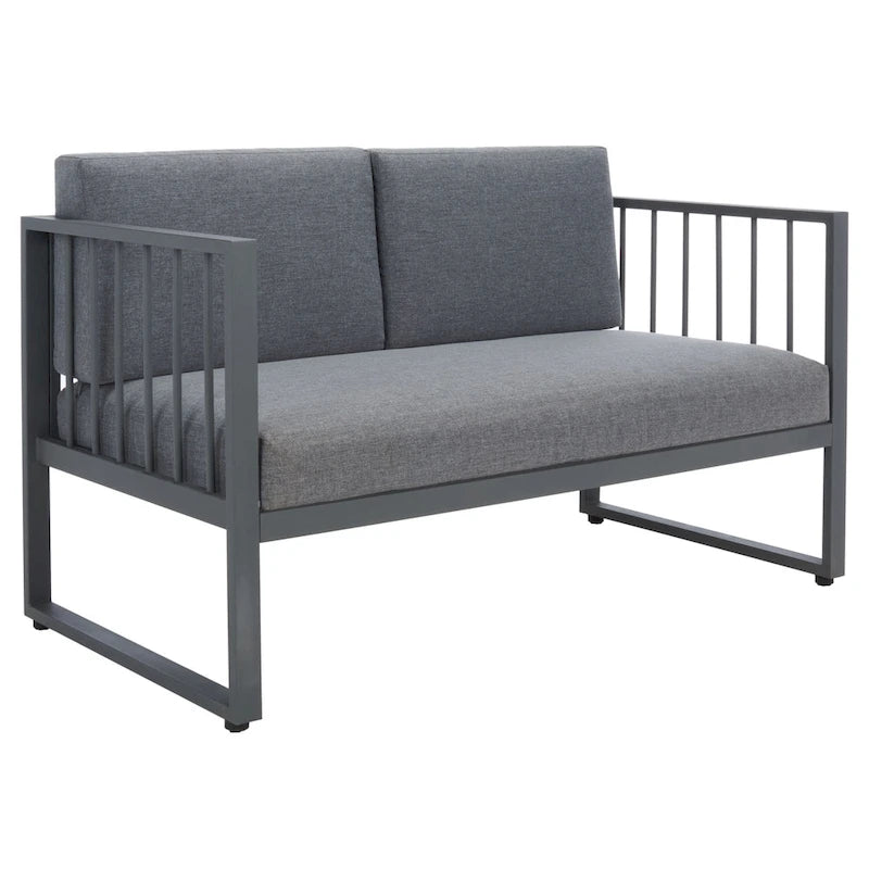 SAFAVIEH Ensemble de salon d'extérieur 4 pièces Severa - 49L x 28P x 25H