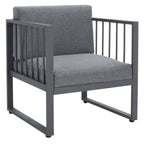 SAFAVIEH Ensemble de salon d'extérieur 4 pièces Severa - 49L x 28P x 25H
