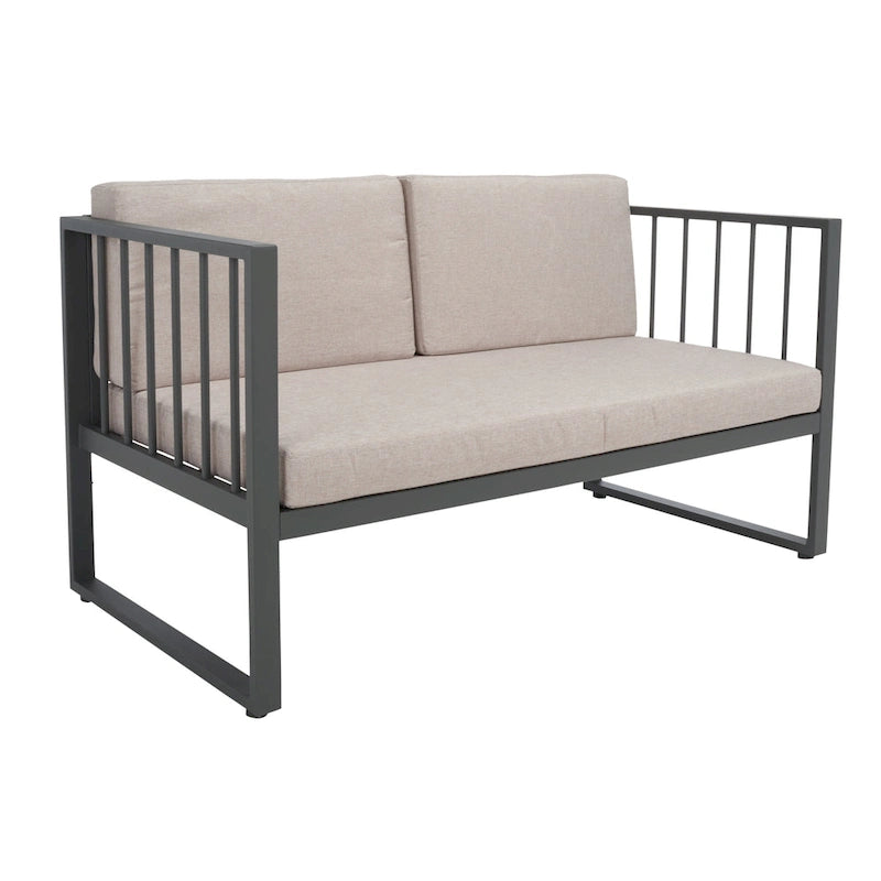 SAFAVIEH Ensemble de salon d'extérieur 4 pièces Severa - 49L x 28P x 25H