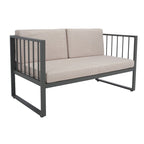SAFAVIEH Ensemble de salon d'extérieur 4 pièces Severa - 49L x 28P x 25H